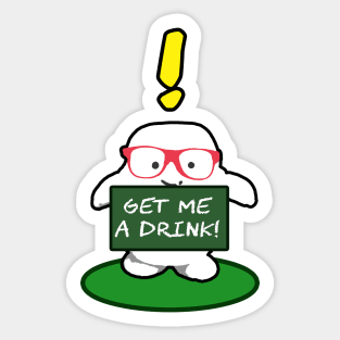 Adi's drink quest Sticker